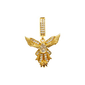 14 Ayar Anka Kuşu Charm Altın Kolye Ucu 2.55gr