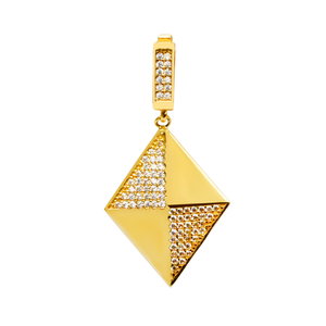 14 Ayar Baklava Model Charm Altın Kolye Ucu 2.99gr