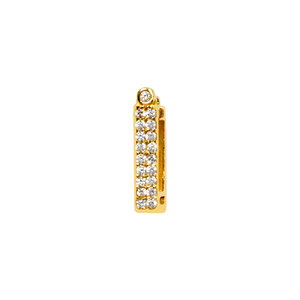 14 Ayar İ Harfi Charm Altın Kolye Ucu 0.77gr