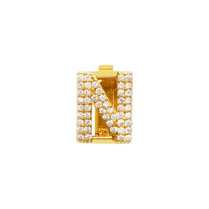14 Ayar N Harfi Charm Altın Kolye Ucu 1.14gr