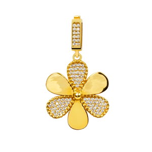 14 Ayar Papatya Charm Altın Kolye Ucu 3.55gr